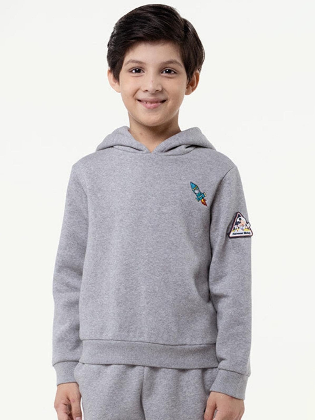 

One Friday Boys Hooded Sweatshirt, Grey