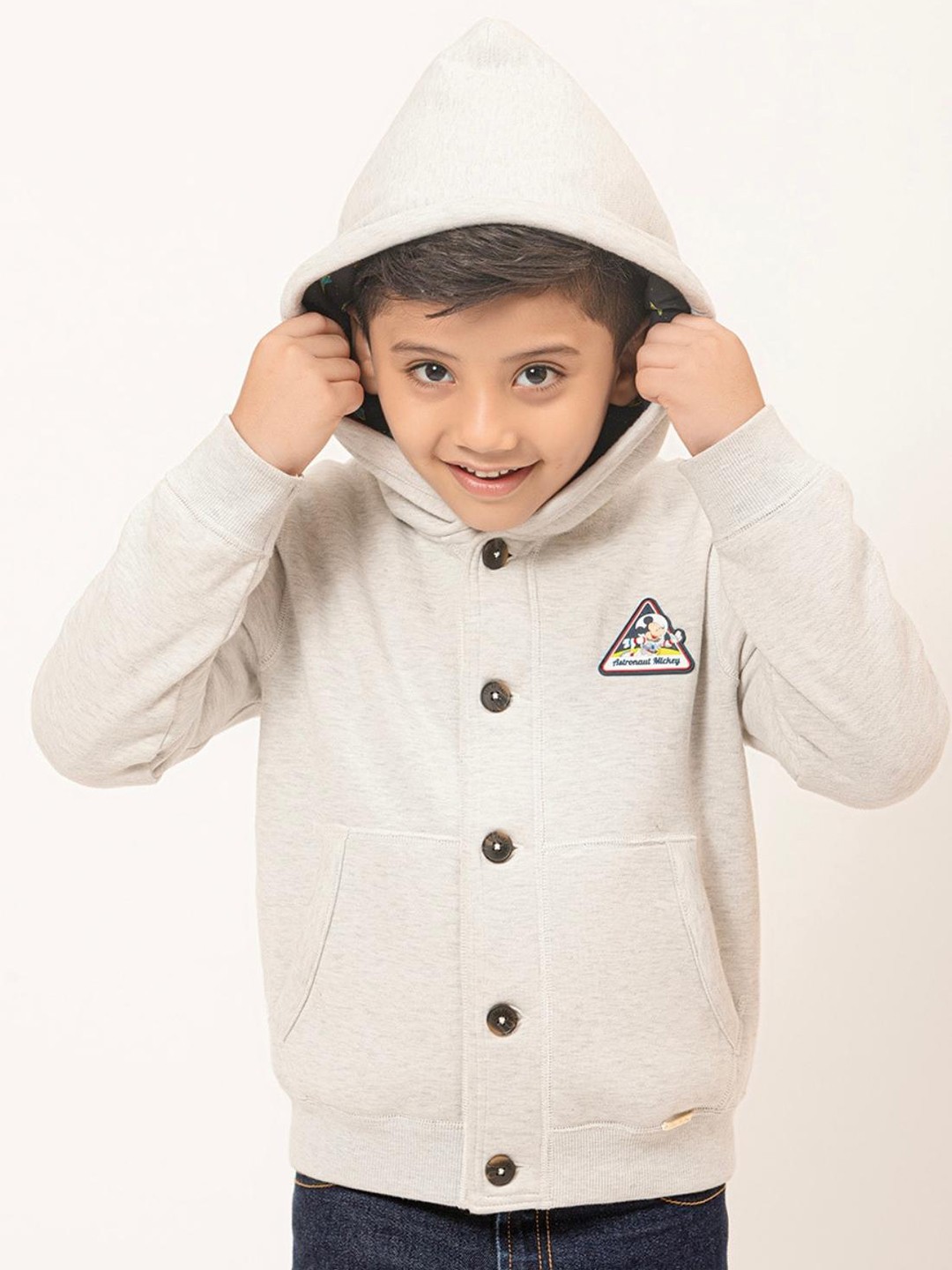 

One Friday Girls Hooded Sweatshirt, Grey