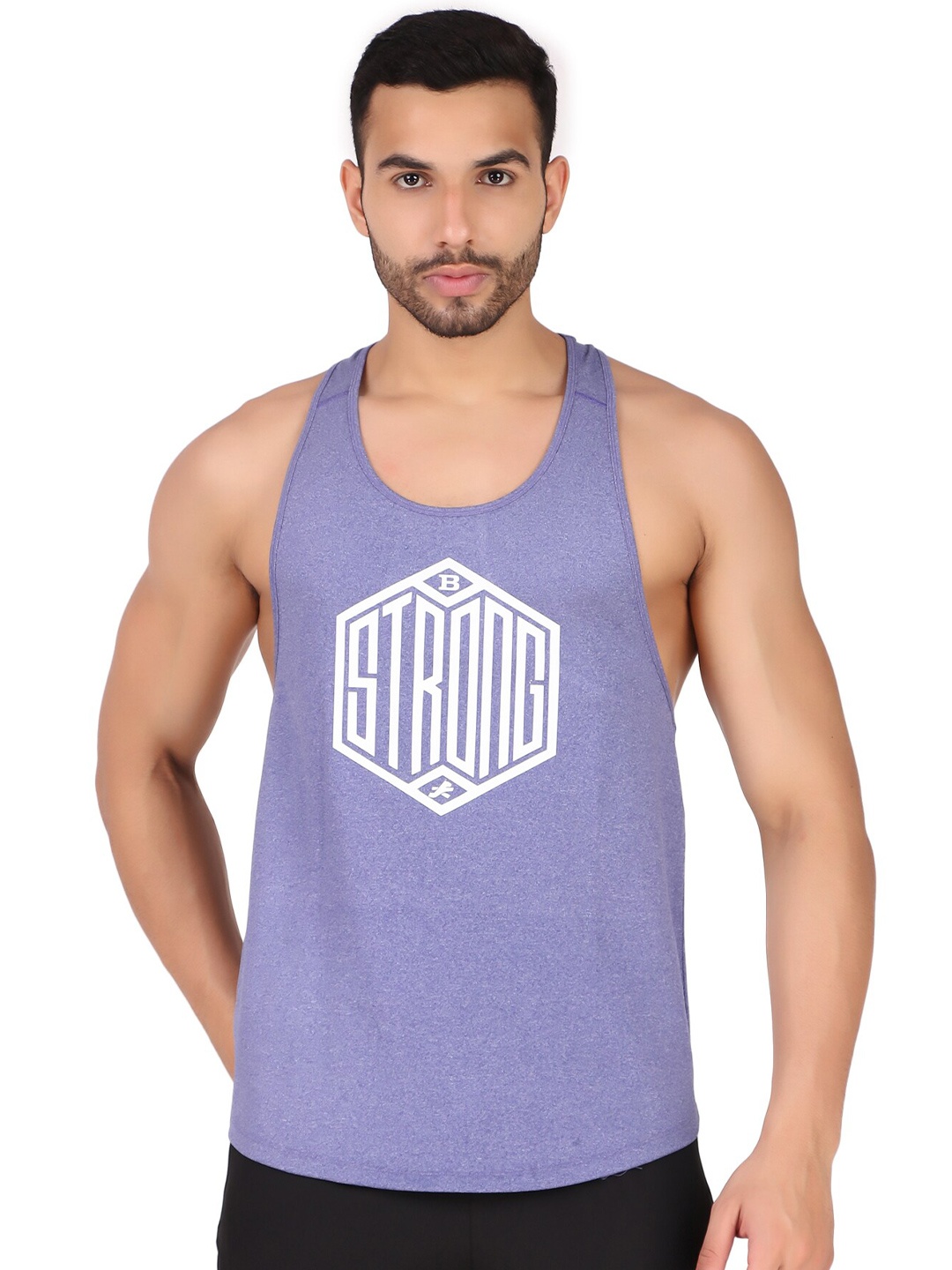 

REDESIGN Typography Printed Sports T-shirt, Blue