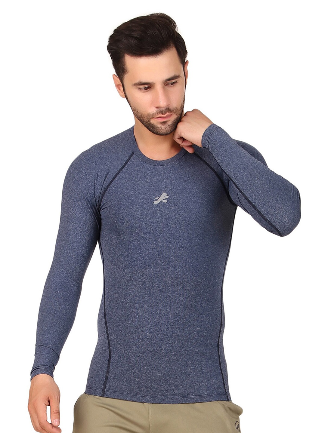 

REDESIGN Dry Fit Compression T-shirt, Blue