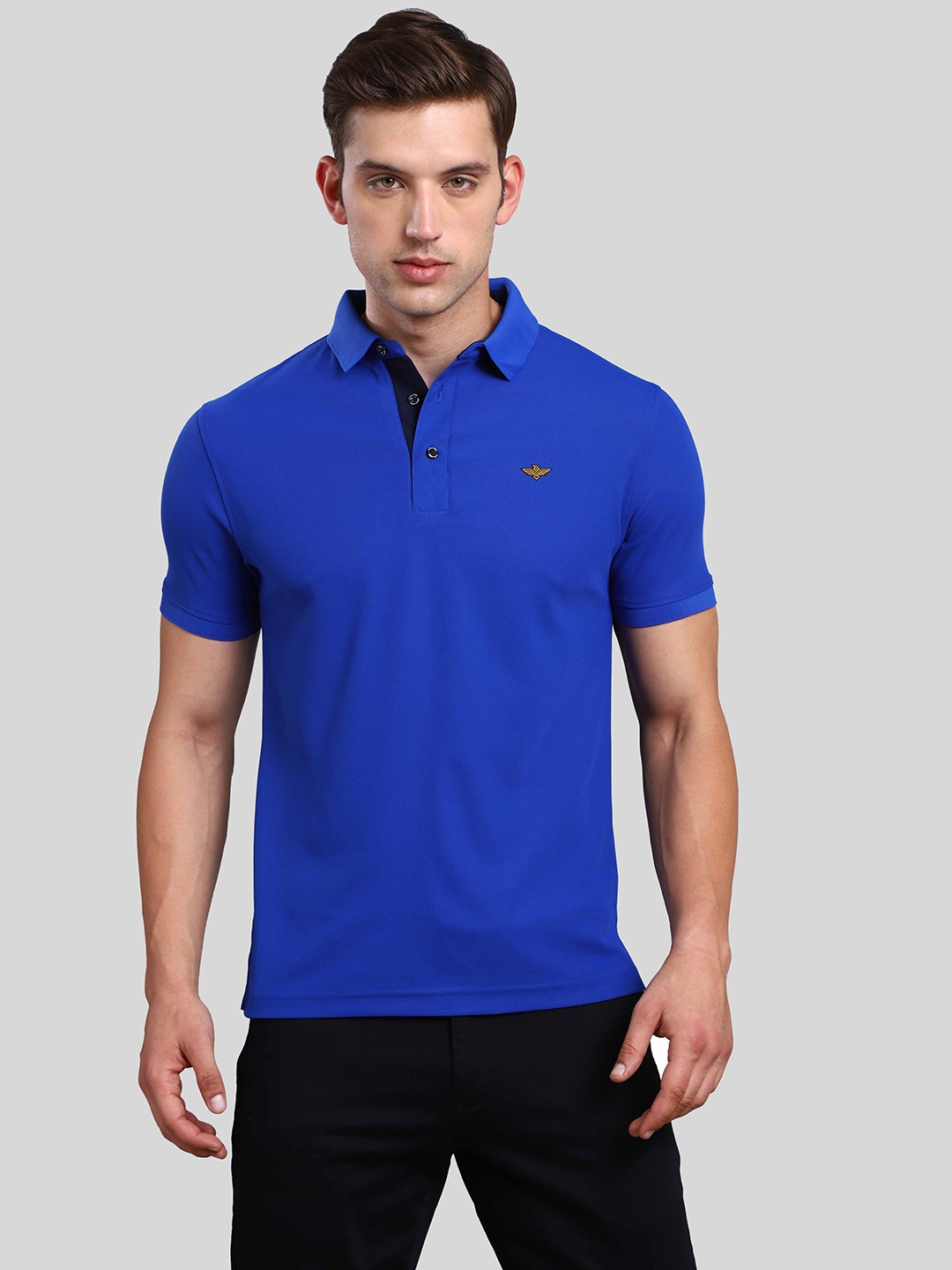 

STELLERS Dry Fit Polo Collar Sports T-shirt, Blue