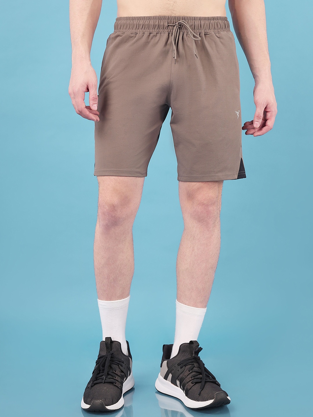 

Technosport Men Slim Fit Antimicrobial Technology Sports Shorts, Grey