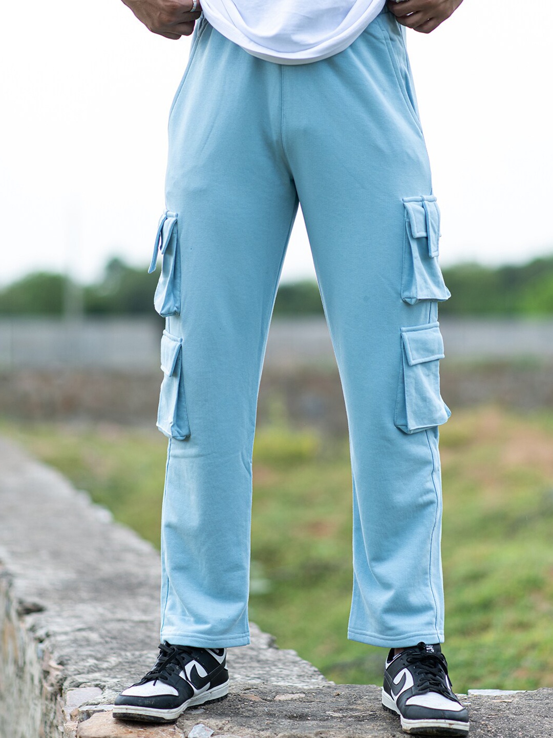 

Tistabene Men Relaxed-Fit Cargo Joggers, Blue