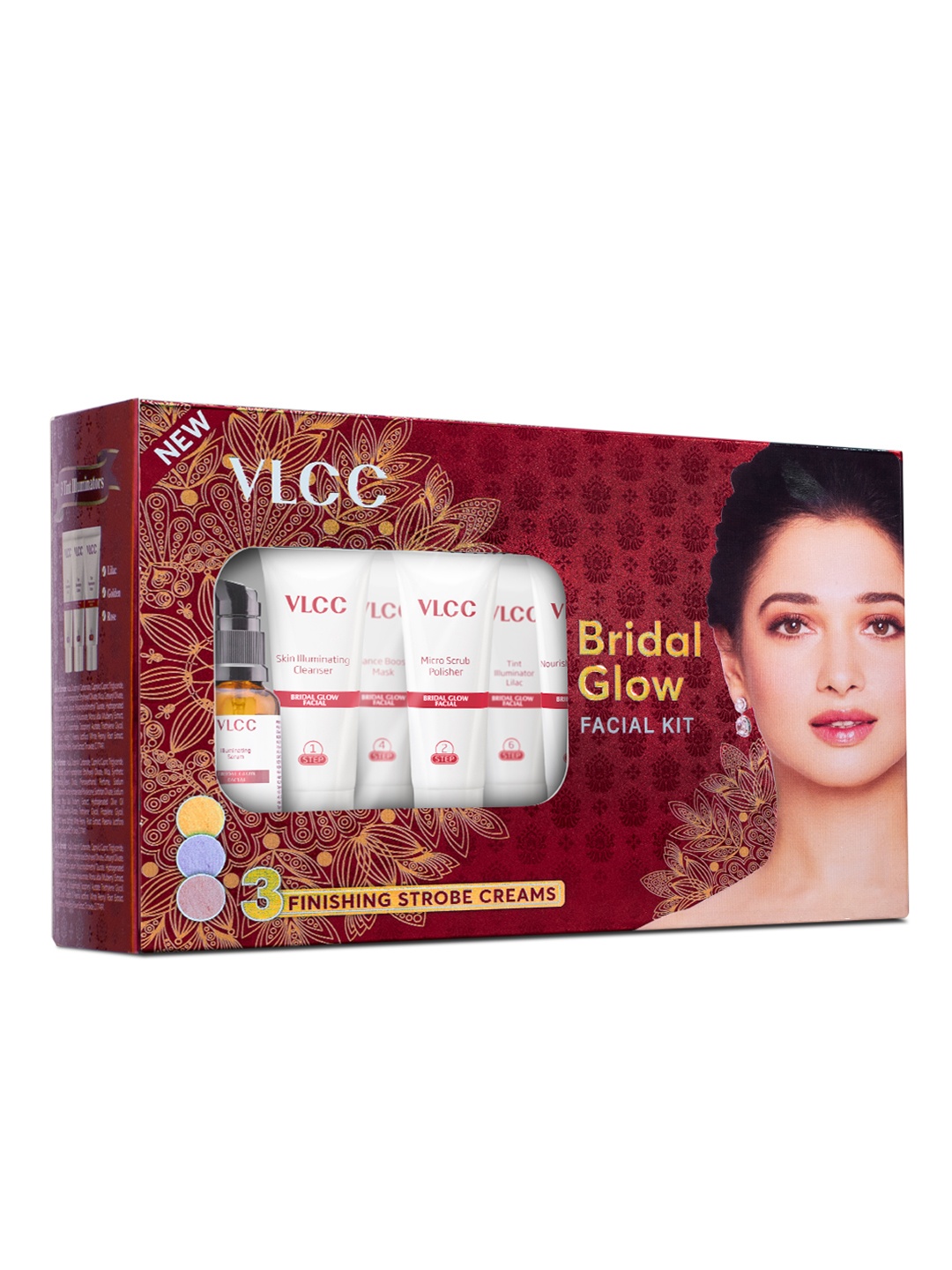 

VLCC Bridal Glow Facial Kit with Niacinamide & Vitamin C - 147 g, Rose