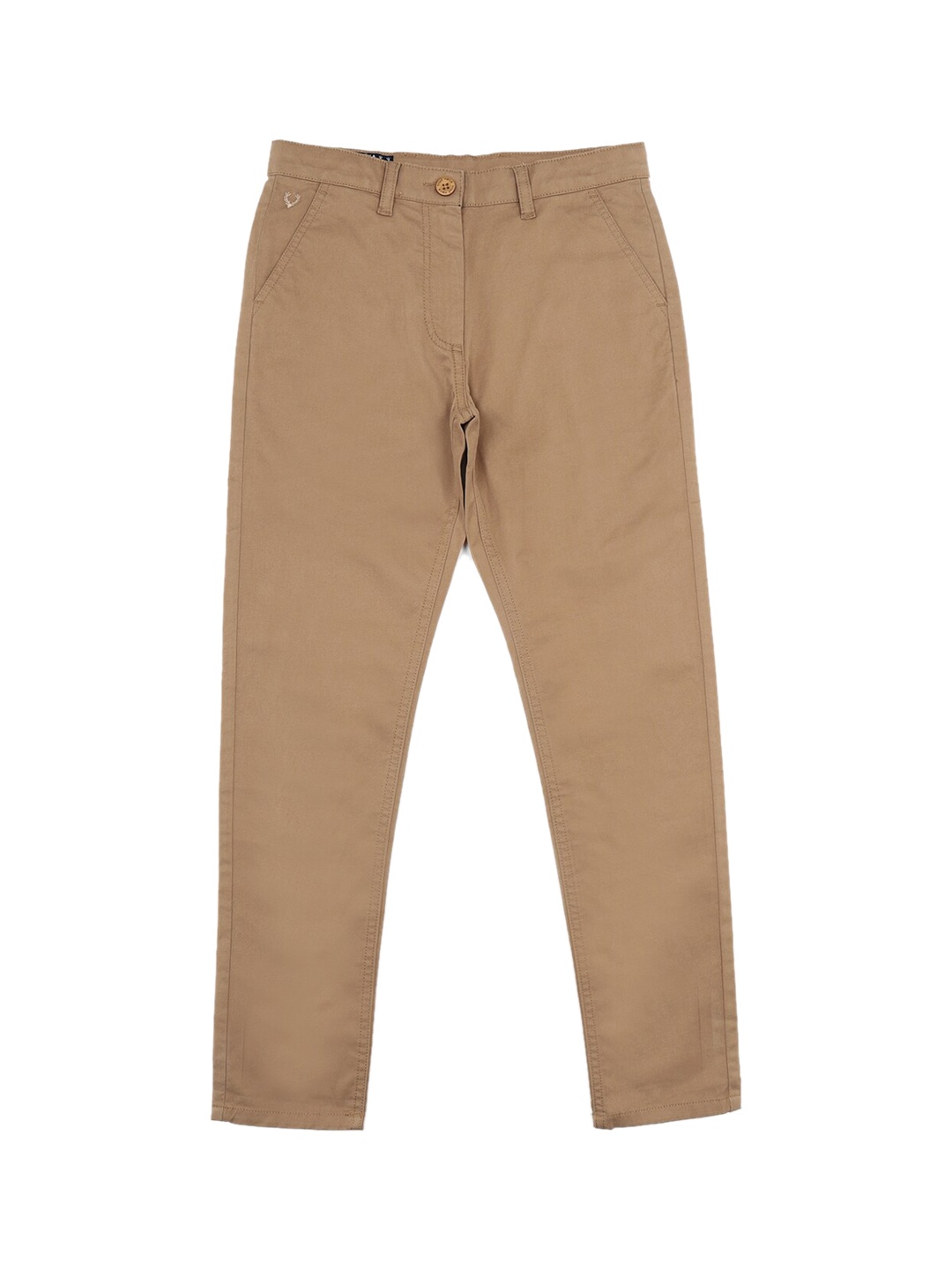 

Allen Solly Junior Boys Slim Fit Mid-Rise Trouser, Brown