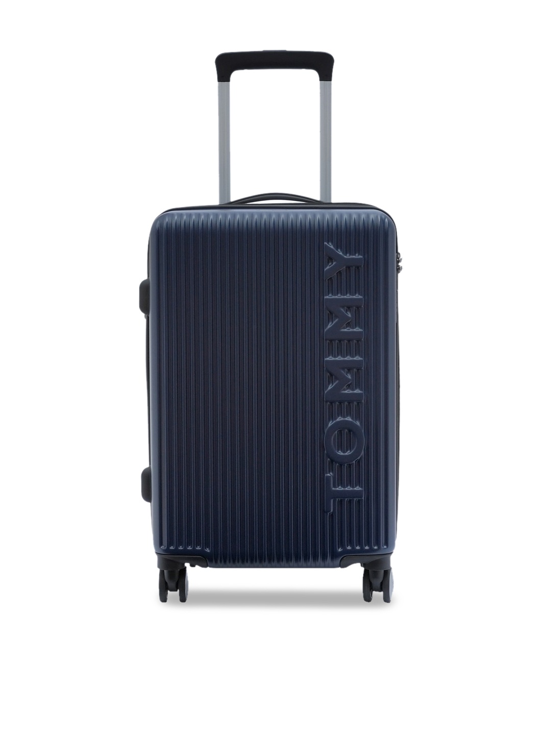 

Tommy Hilfiger Hard-Sided Cabin Trolley Suitcase-50 L, Navy blue