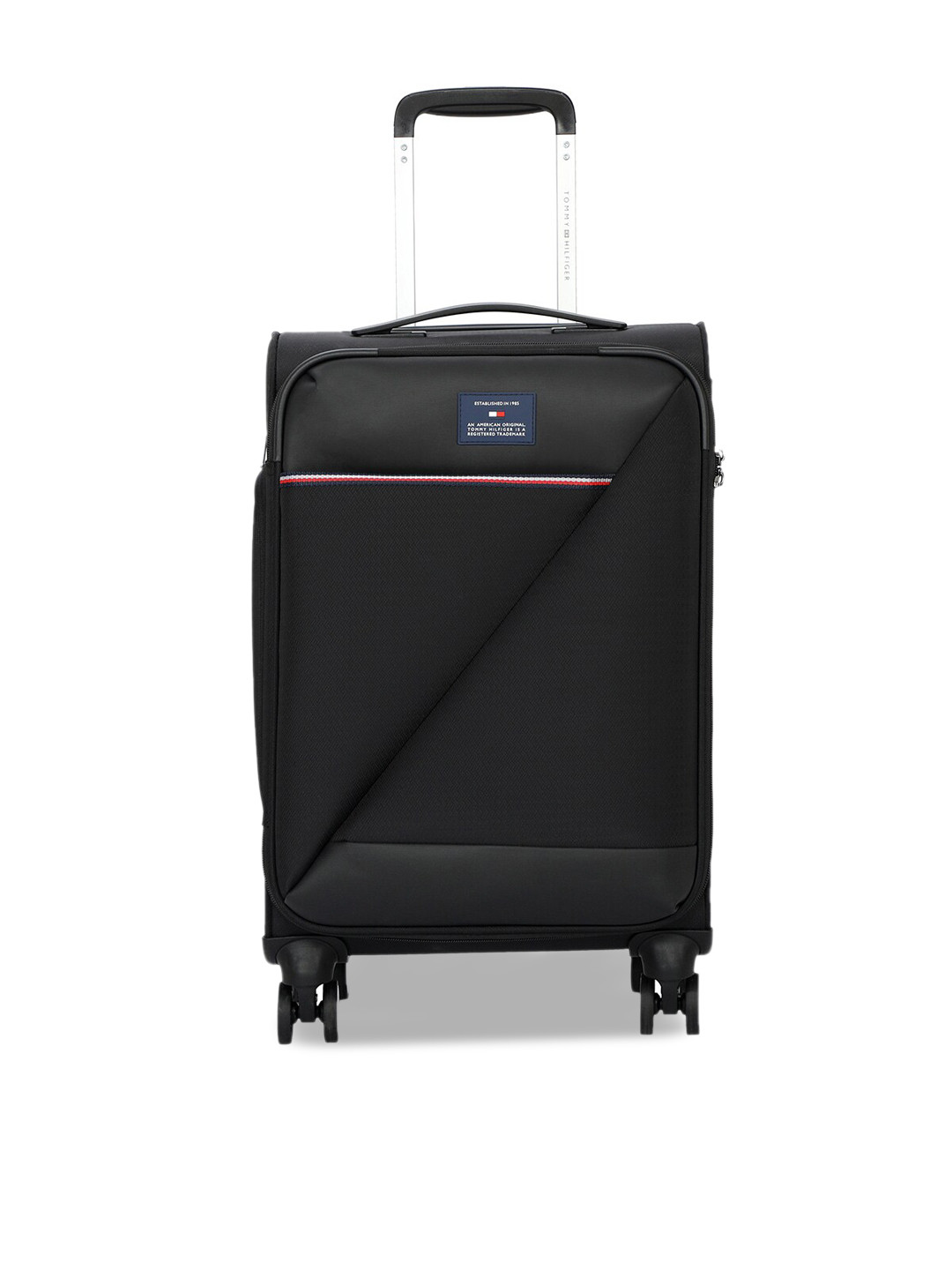 

Tommy Hilfiger Soft Sided Cabin Trolley Suitcases Up to 10 Kg, Black