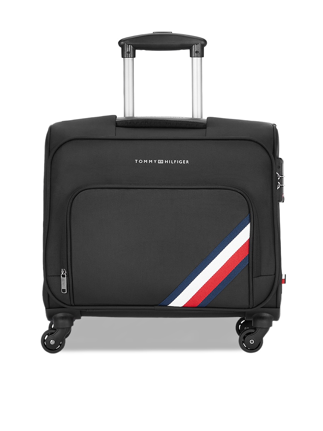 

Tommy Hilfiger Soft Sided Trolley Suitcases Up to 10 Kg, Black