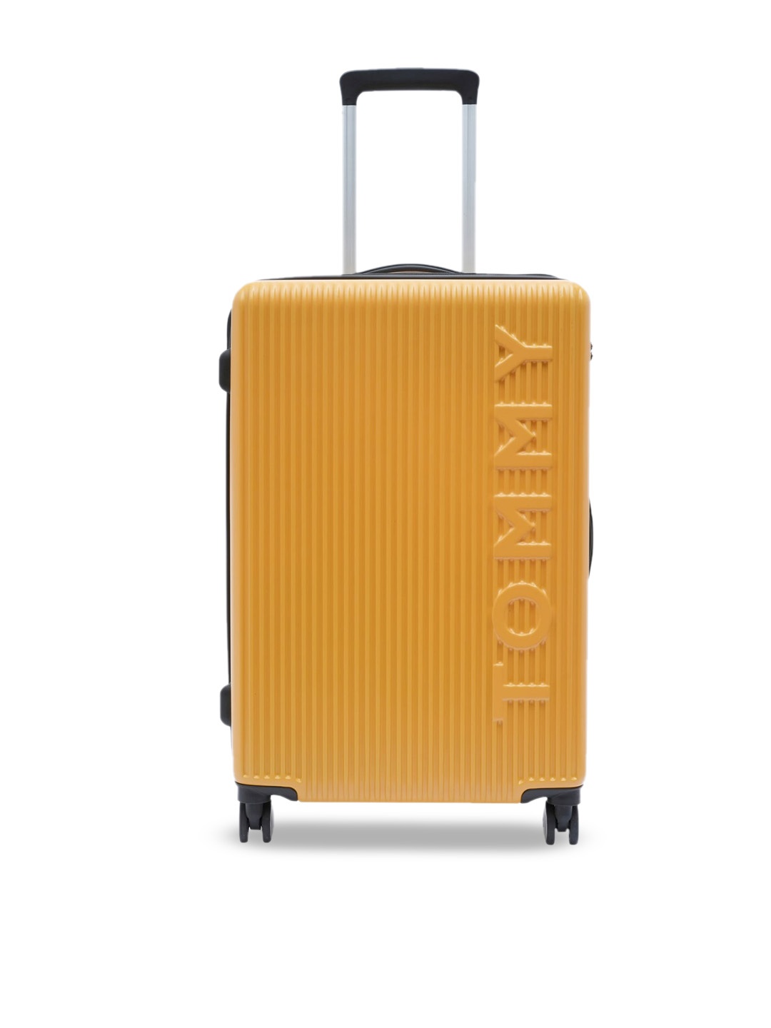 

Tommy Hilfiger Hard-Sided Medium Trolley Suitcase-51L-100L, Yellow