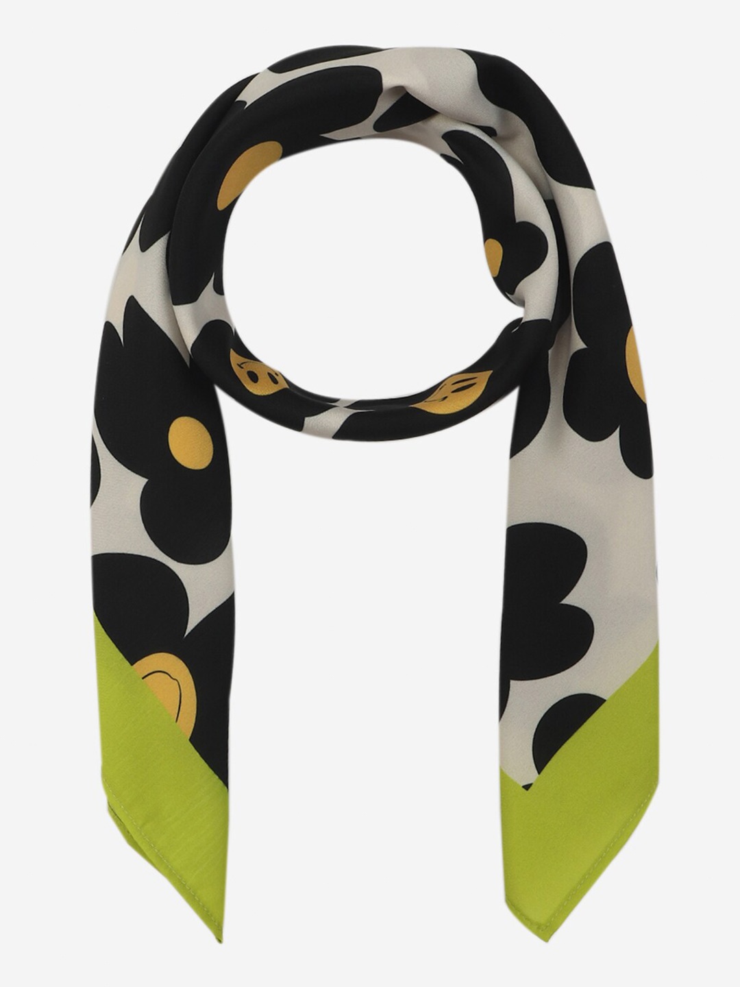 

Beau Design Women Floral Printed Scarf, Green