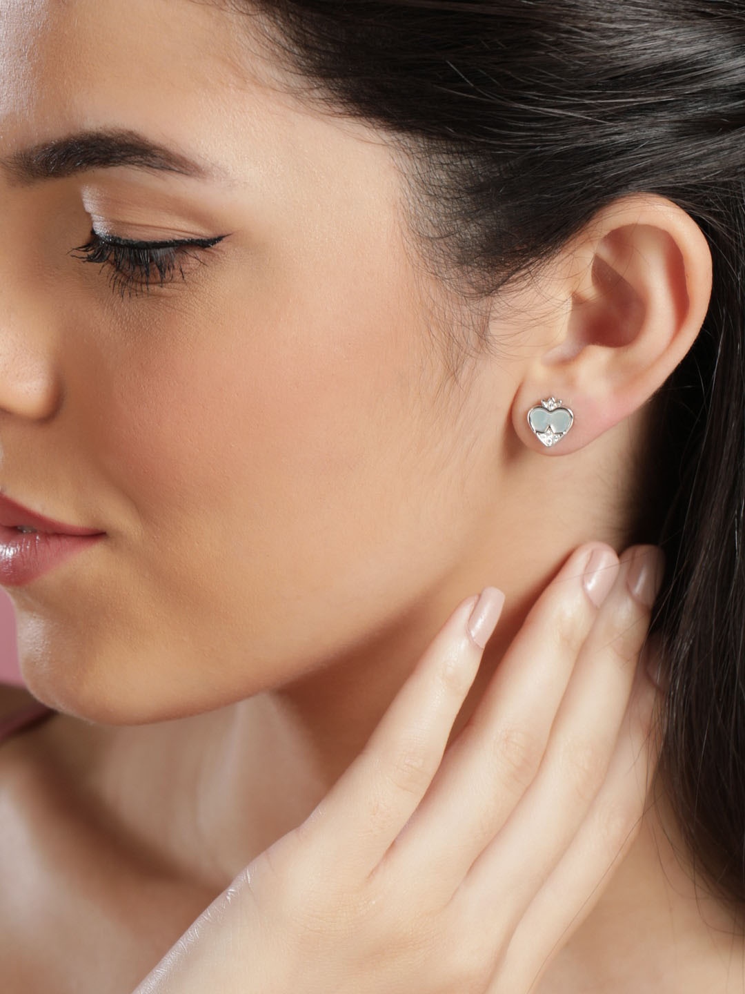 

Rubans Silver Silver Plated Sterling Silver Studs Earrings