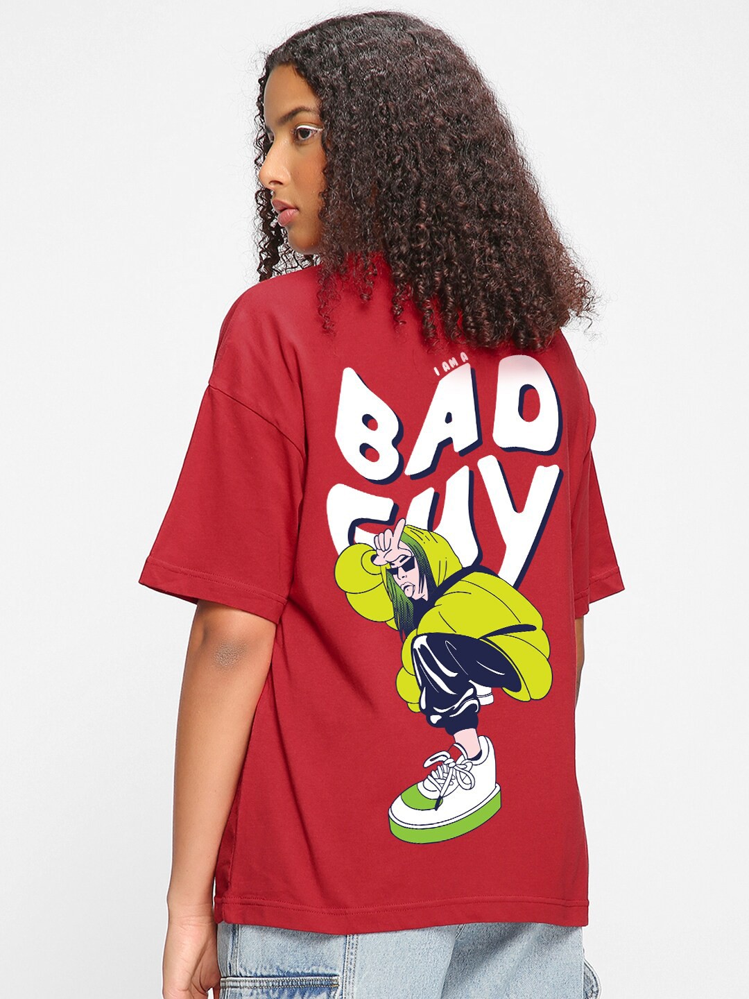 

Bewakoof Graphic Printed Cotton T-shirt, Red