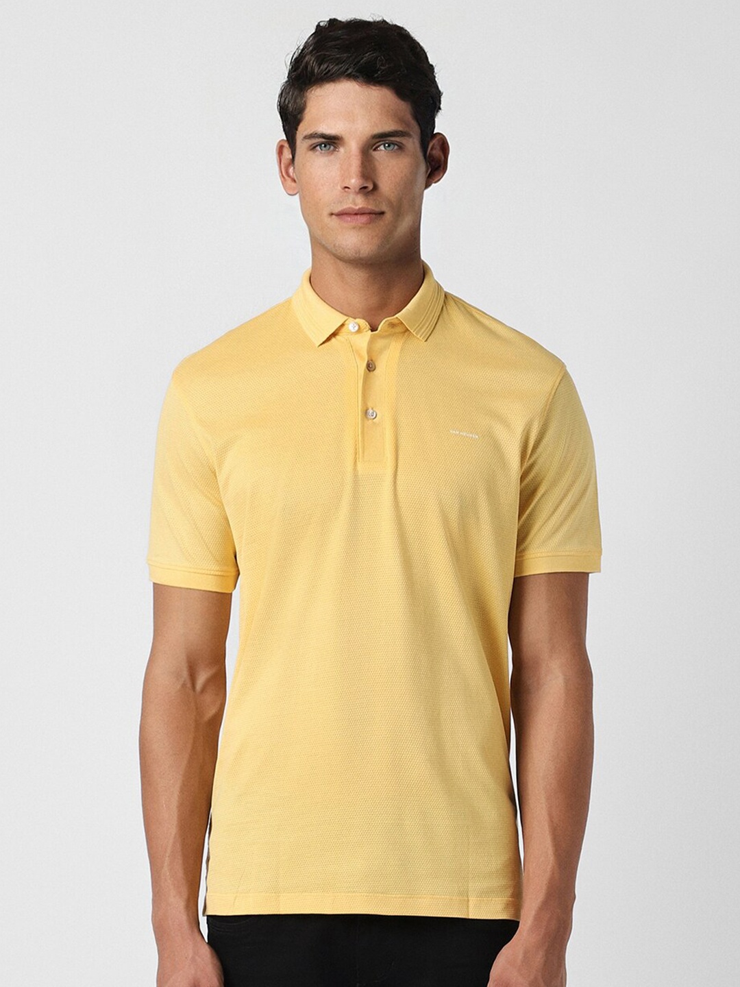 

Van Heusen Polo Collar Pure Cotton T-Shirt, Yellow