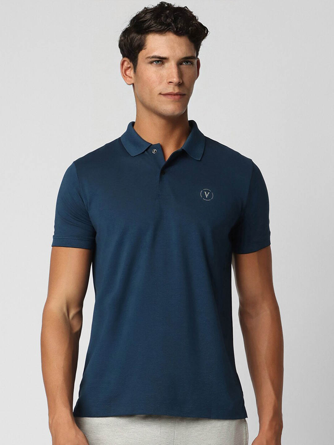 

Van Heusen Flex Polo Collar T-shirt, Blue