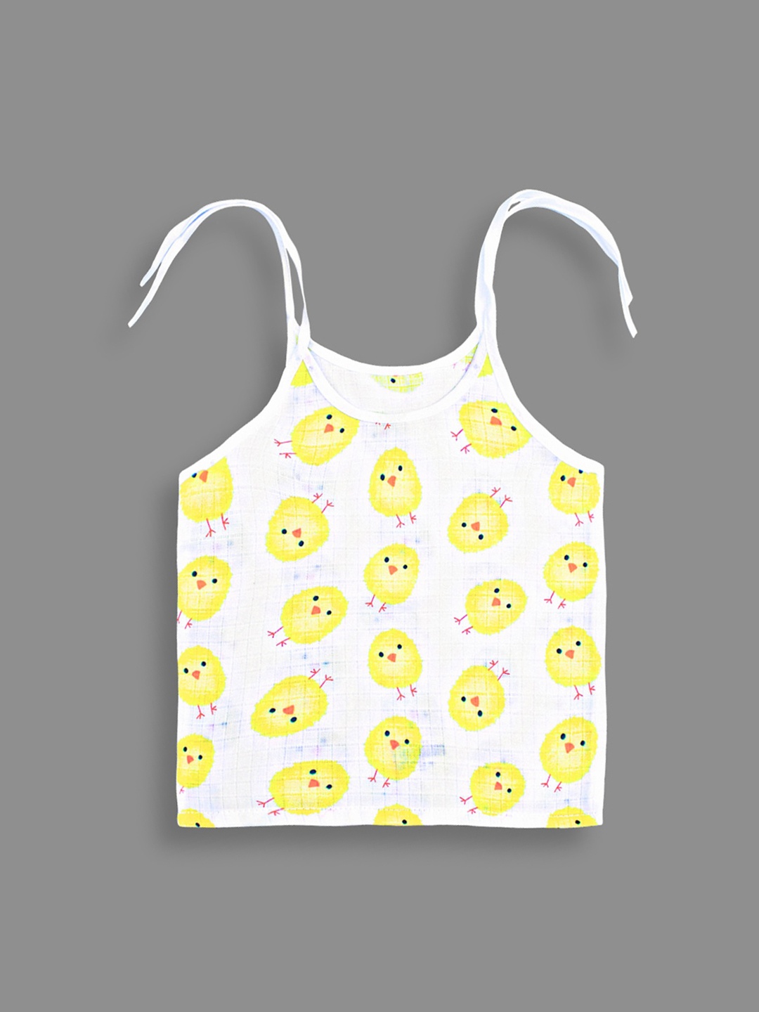 

Born Babies Infants Pure Cotton Printed Jablas, Yellow