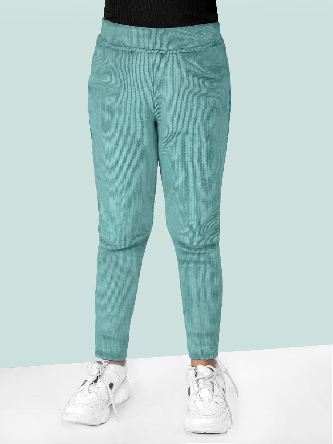

Naughty Ninos Girls Skinny Fit Cordrouy Jegging, Green