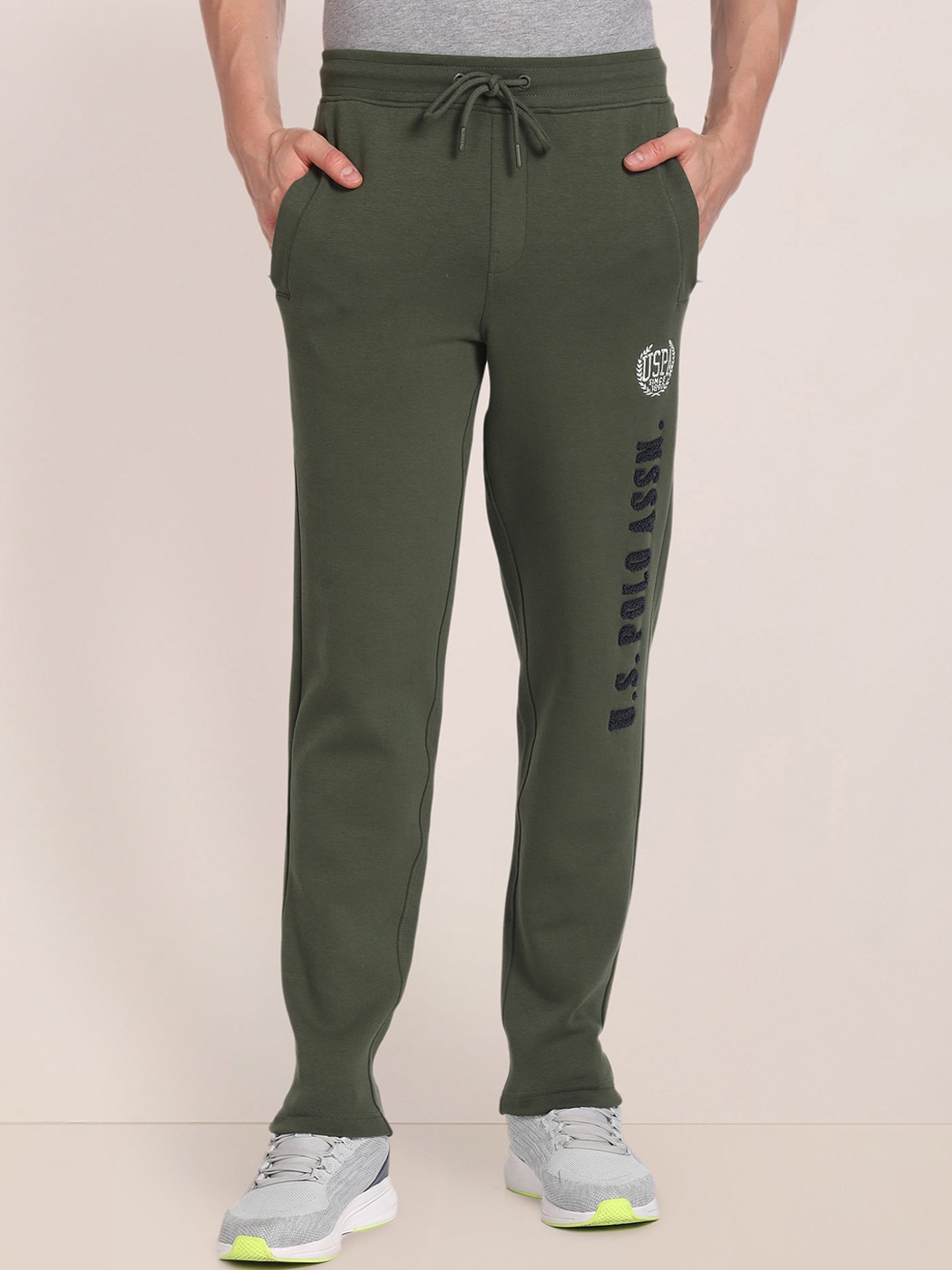 

U.S. Polo Assn. Men Straight Fit Track Pants, Green