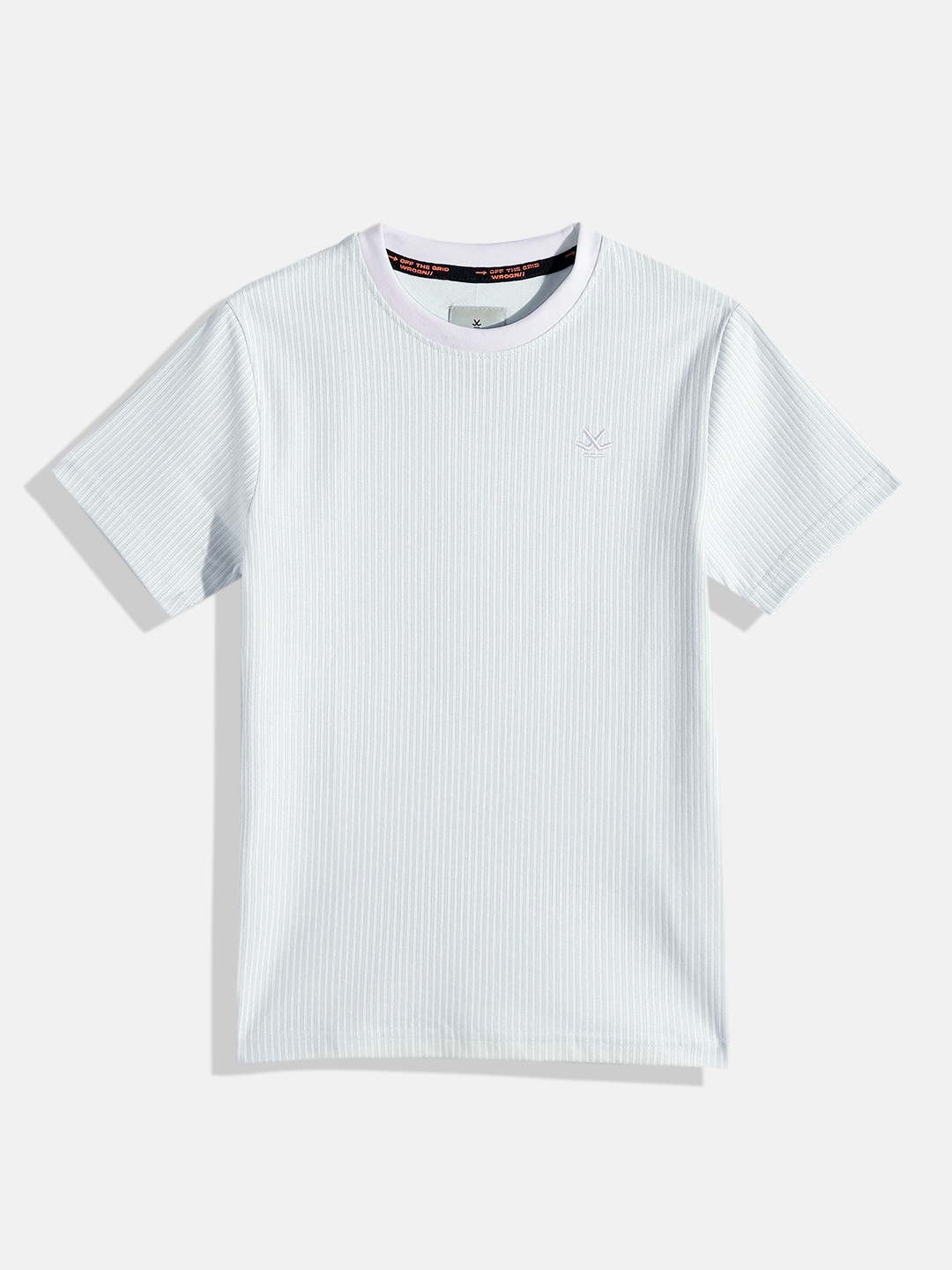 

WROGN YOUTH Boys Striped T-shirt, Blue