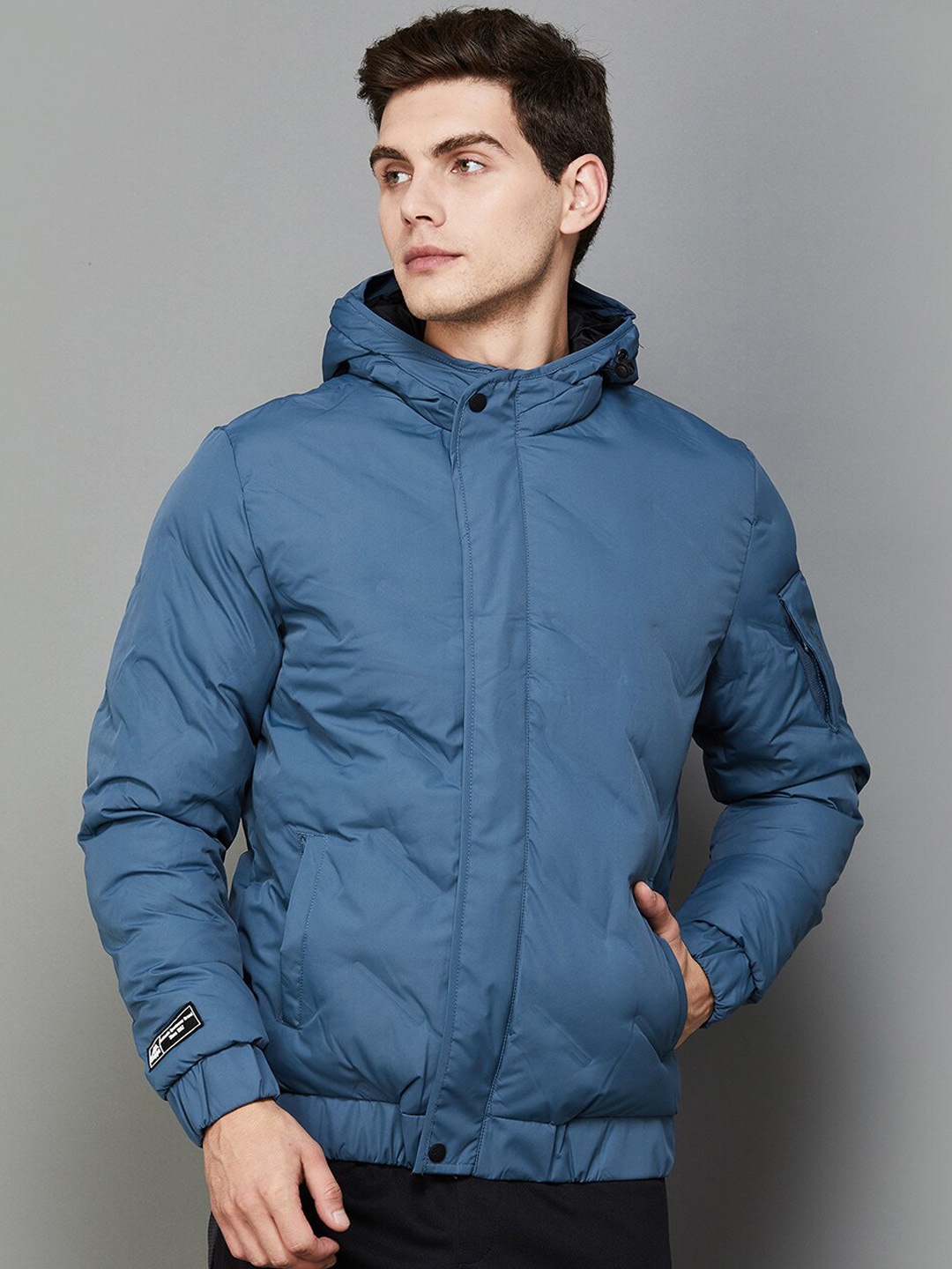 

Kappa Hooded Puffer Jacket, Blue