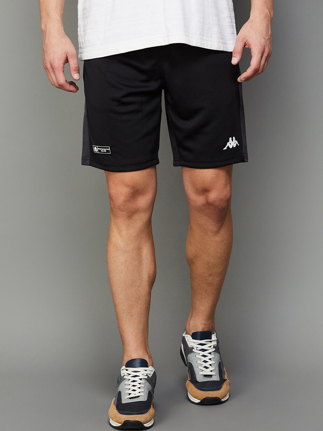 

Kappa Men Mid Rise Shorts, Black