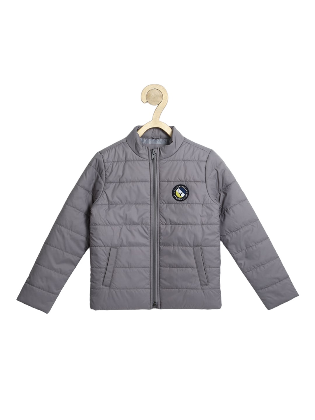 

Allen Solly Junior Boys Mock Collar Padded Jacket, Grey