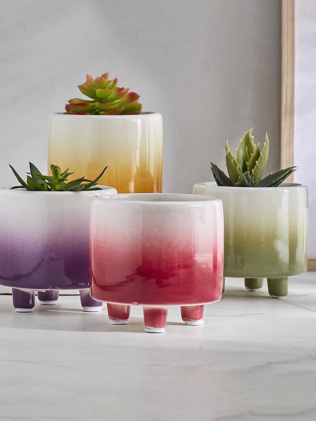 

Home Centre Cairo Purple & White Ceramic Ombre Planter
