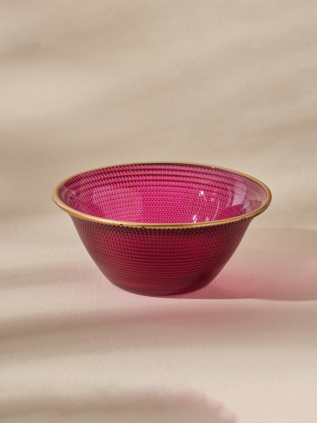 

Home Centre Maya Magenta Glass Katori -120 ml