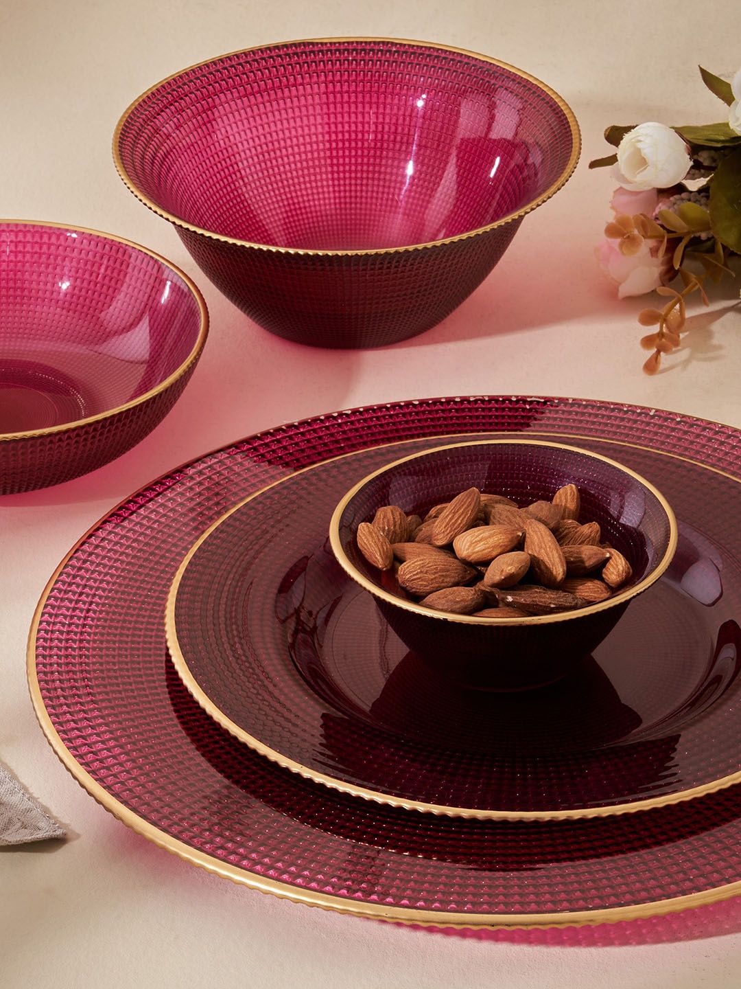 

Home Centre Magenta Side Plate Serveware