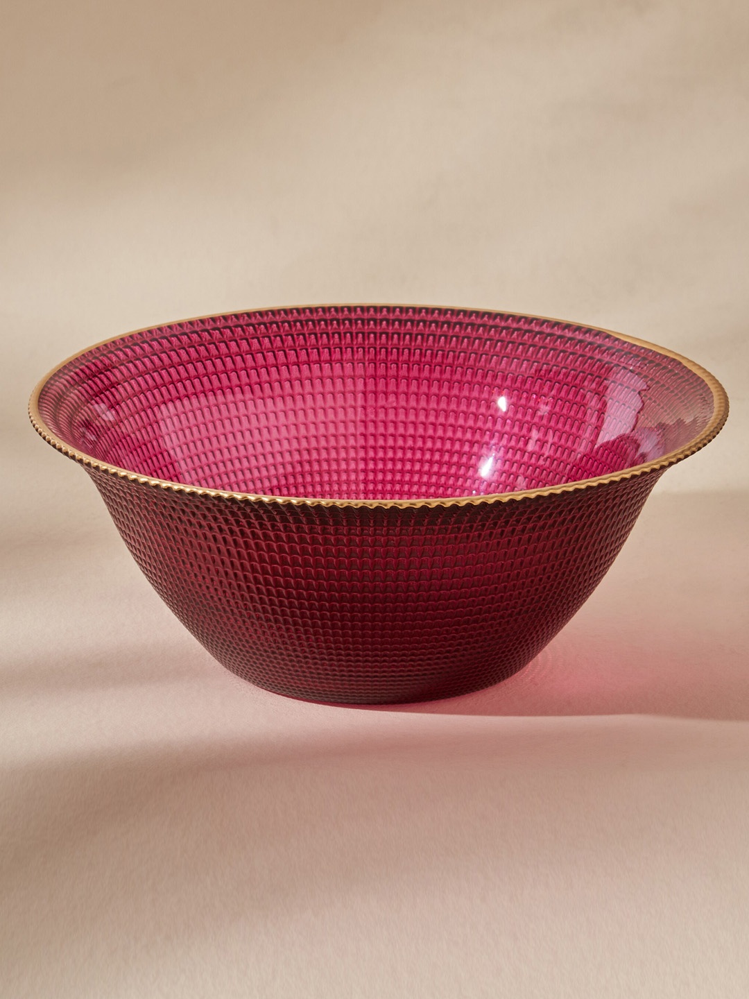

Home Centre Magenta Glass Cereal Bowl Serveware 240 ml