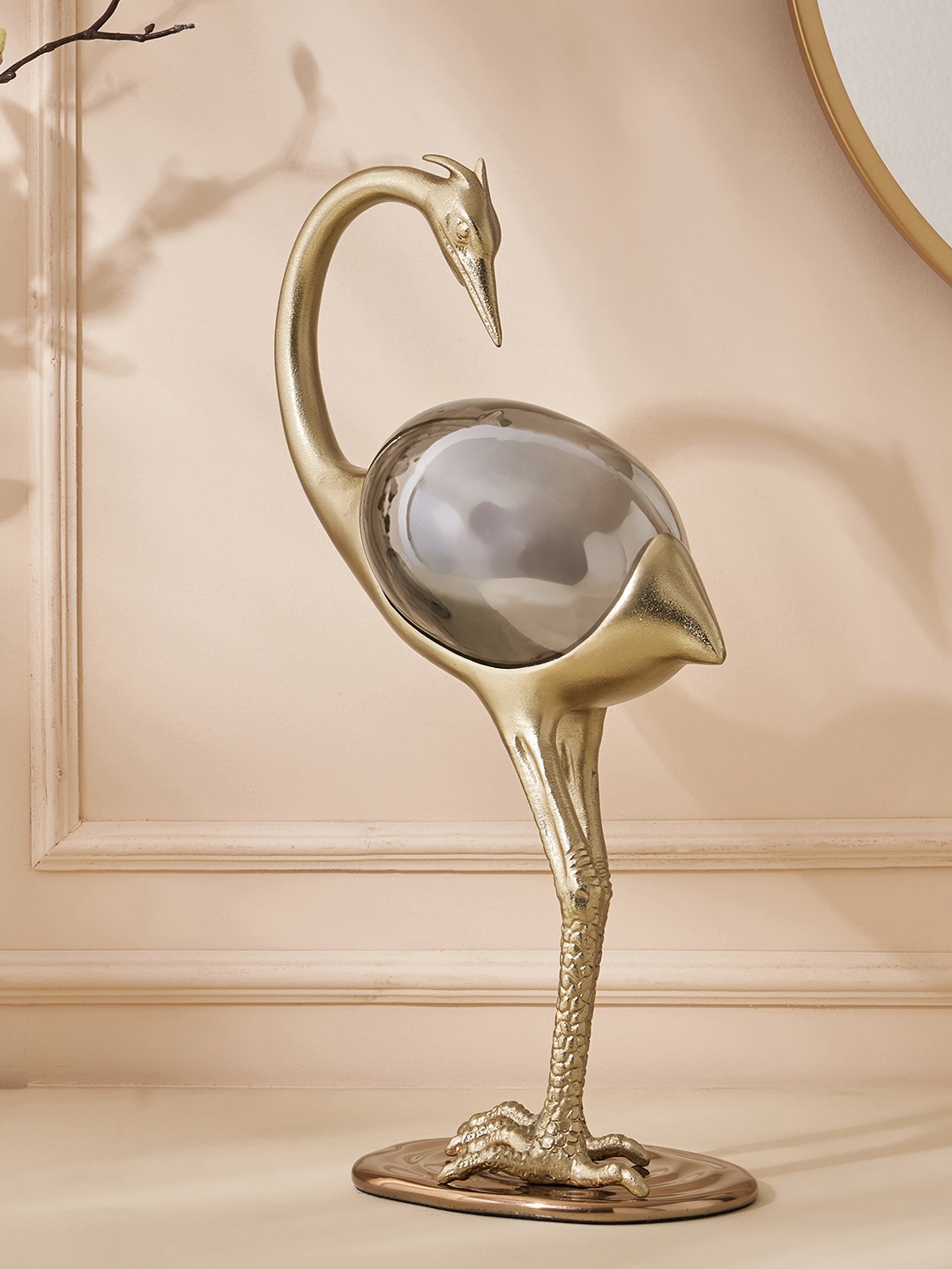 

Home Centre Beige Heron Figurine Showpiece