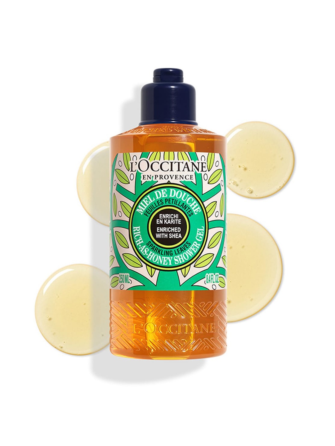 

LOccitane en Provence Sparkling Leaves Shower Gel With Shea Butter - 250ml, Green