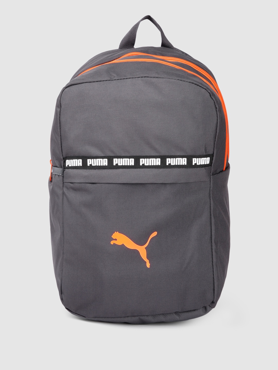 

Puma Unisex Brand Logo Printed Backpack, Grey