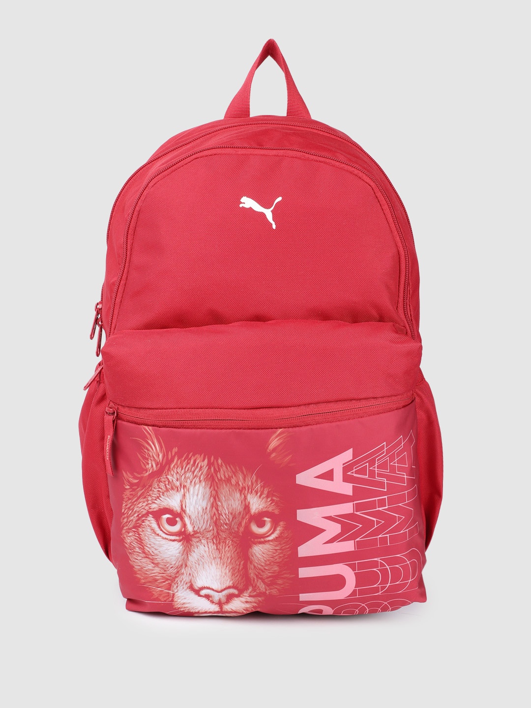 

Puma Unisex Graphic Printed Backpack, Red