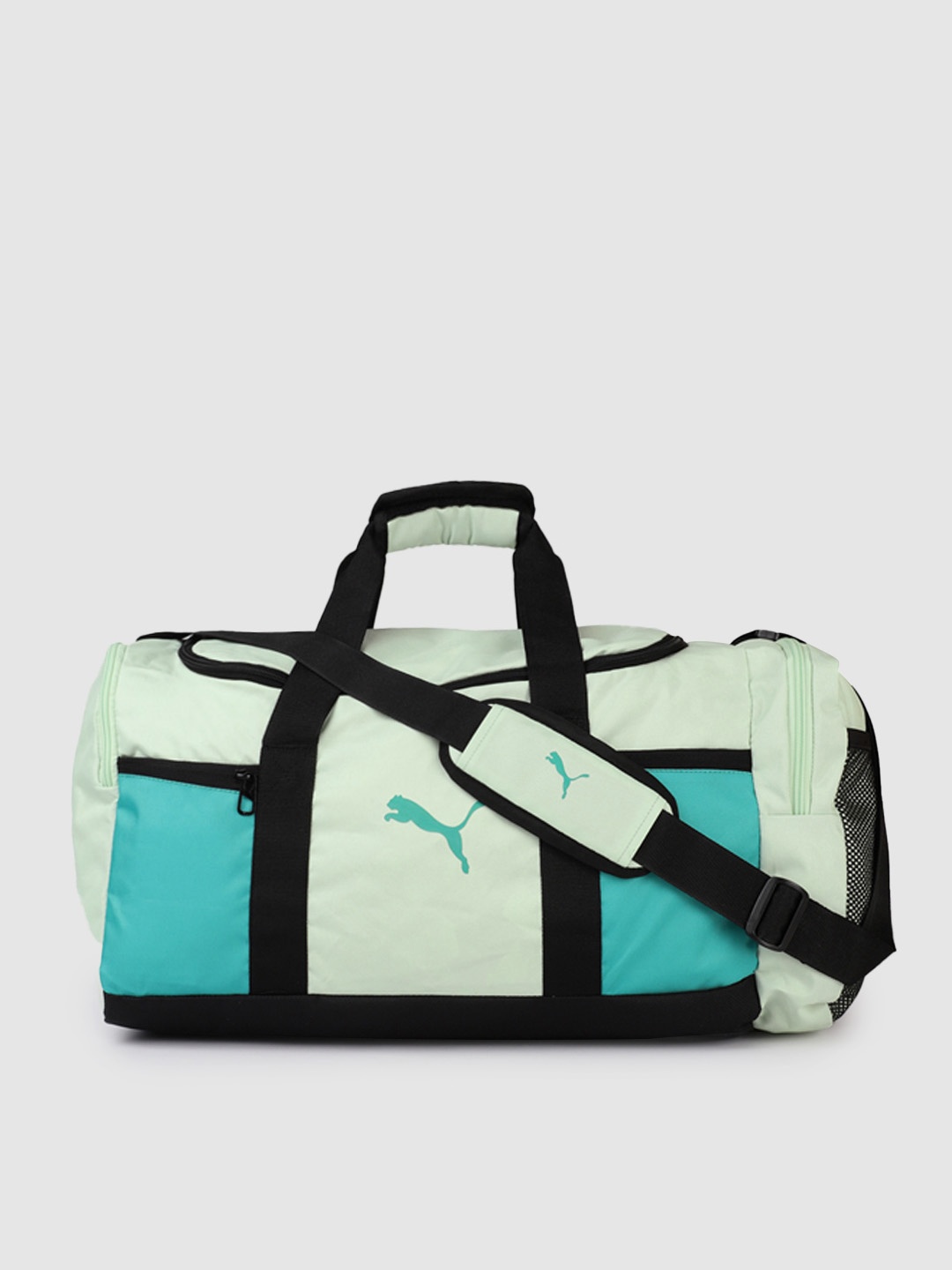 

Puma Unisex Colourblocked Core Duffle Bag, Green