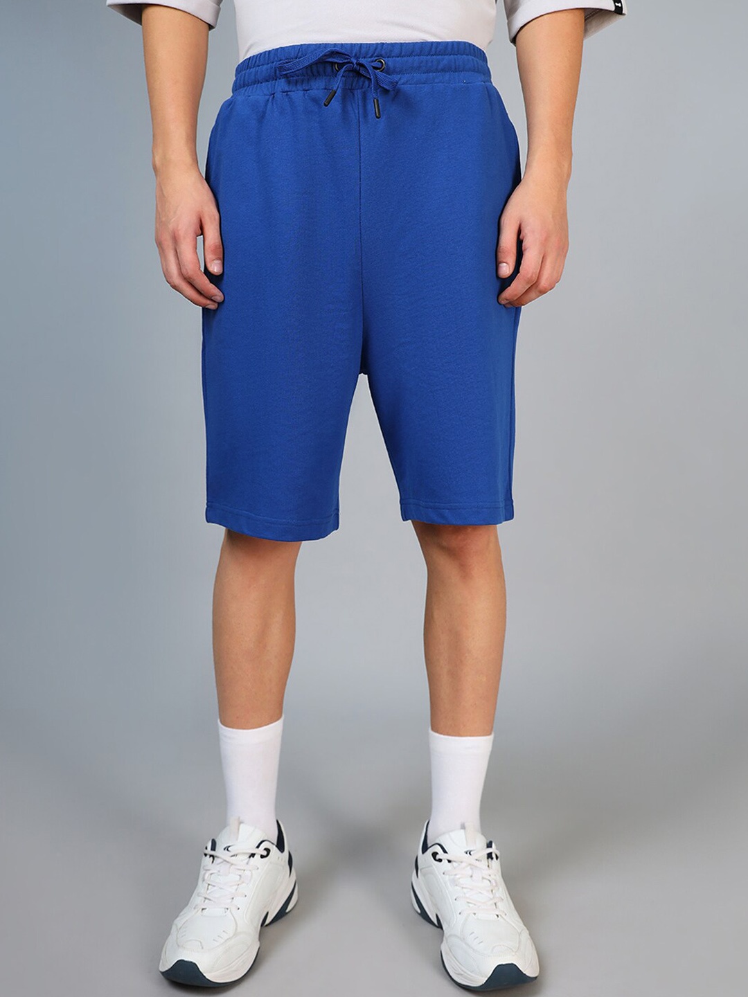 

Bewakoof Men Blue Oversized Shorts