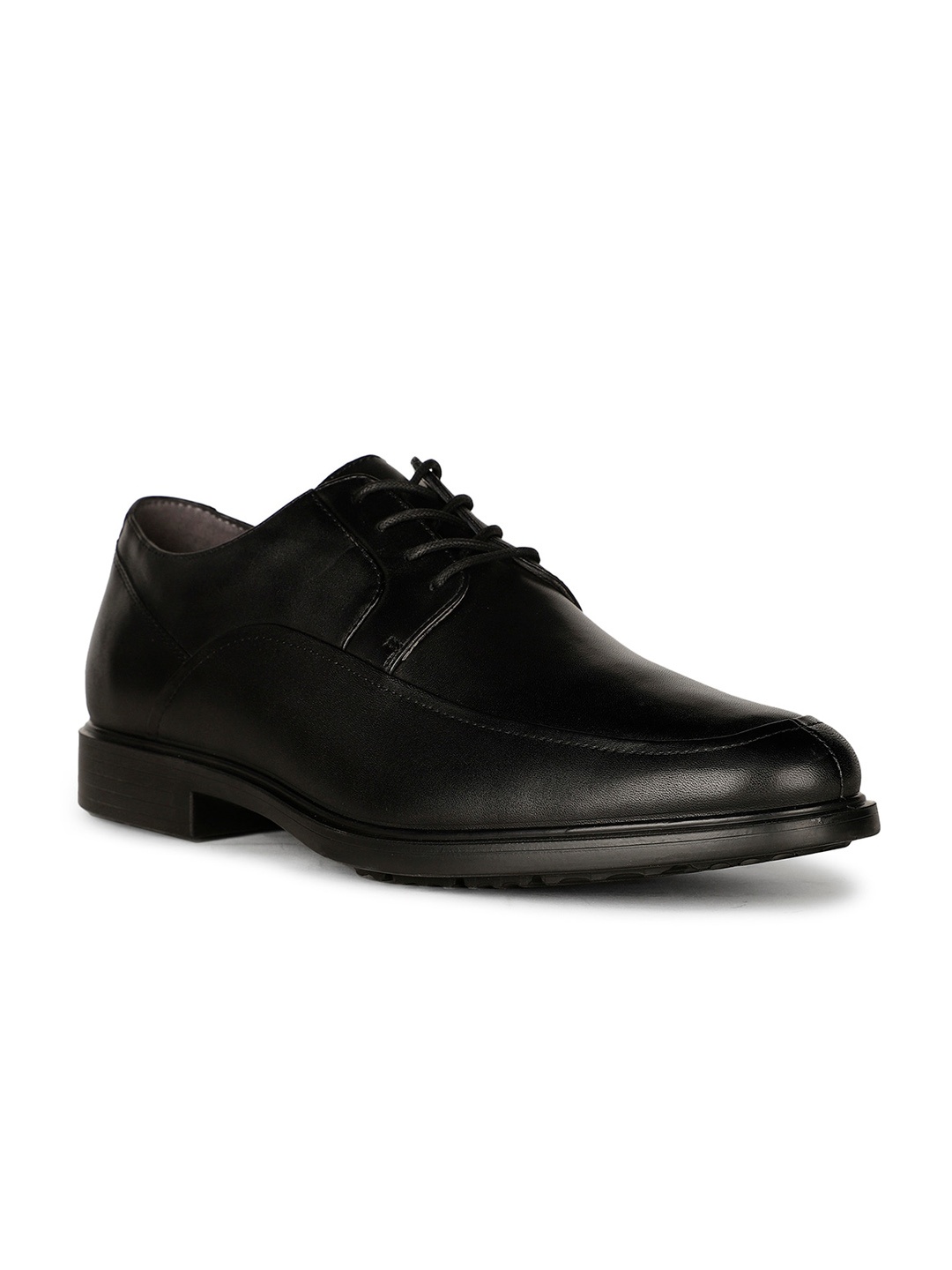 

Hush Puppies Men Leather Formal Derbys, Black