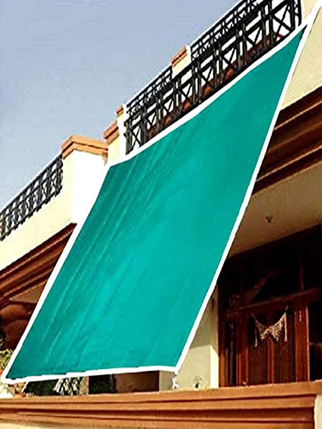 

Kuber Industries Green Sun Shade Square UV Blocking Durable Canopy Net