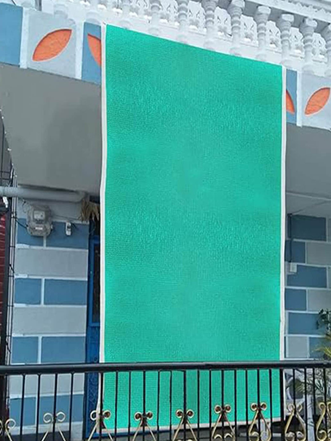 

Kuber Industries Green Sun Shade Square UV Blocking Durable Canopy Net