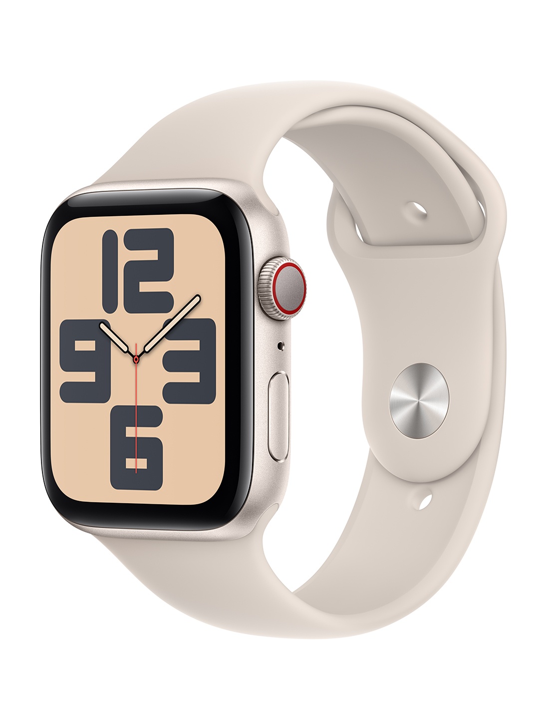 

Apple Watch SE (2nd Gen) GPS+Cellular 44mm Aluminium Sports Band, Beige