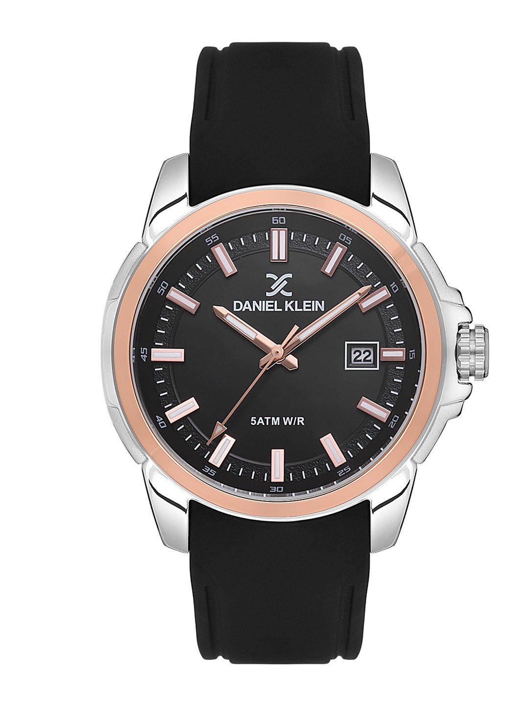 

Daniel Klein Men Round Analogue Watch DK.1.13553-2, Black