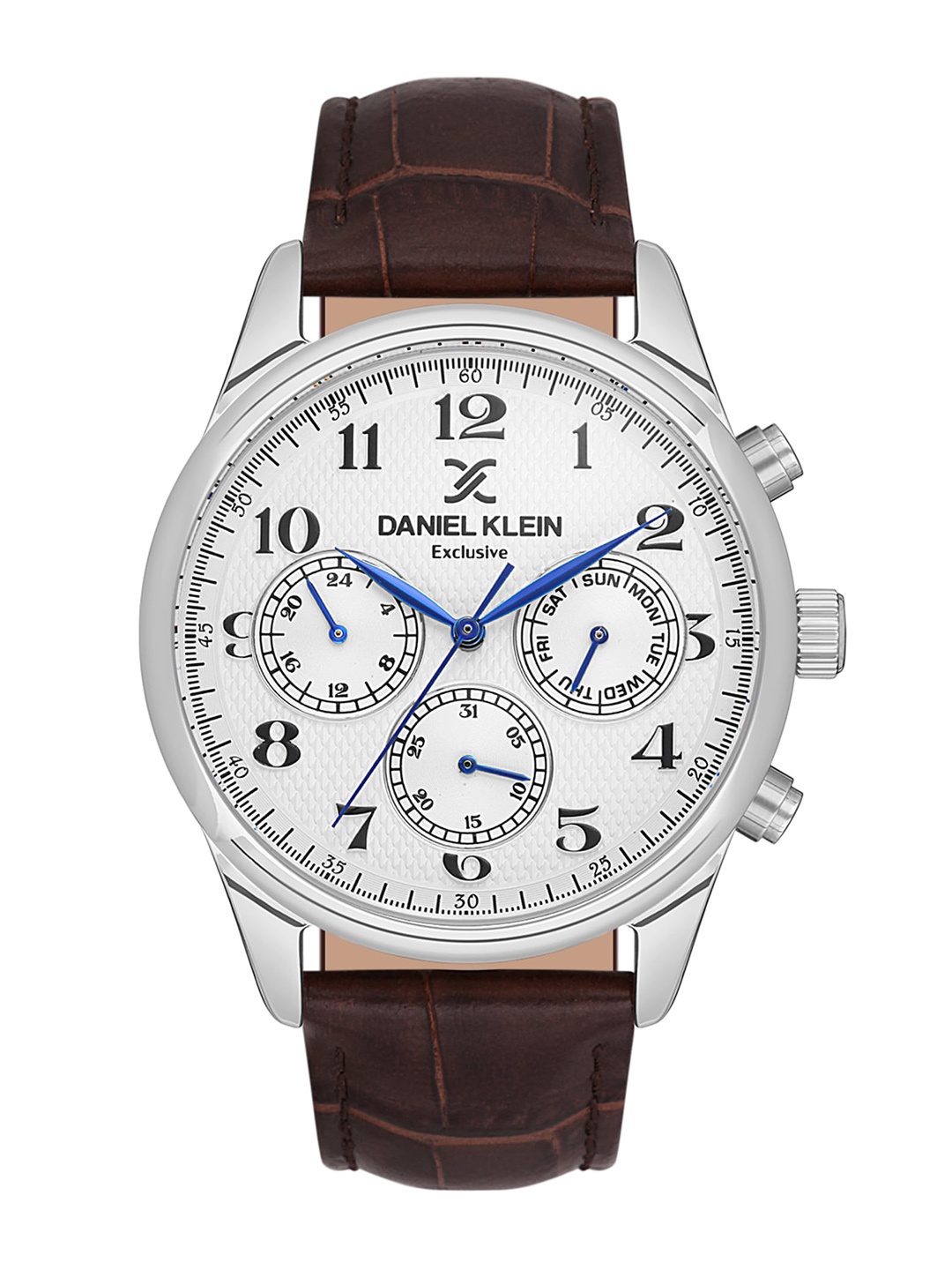 

Daniel Klein Men Printed Dial & Leather Straps Analogue Watch DK.1.13550-3, White