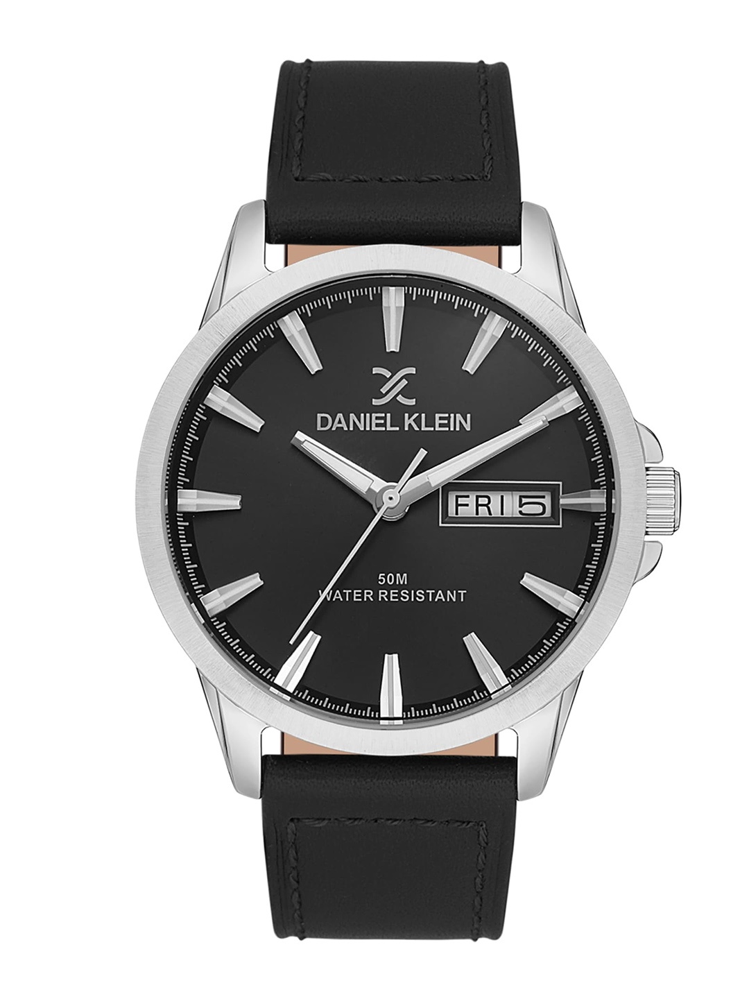 

Daniel Klein Men Dial & Leather Straps Analogue Watch DK.1.13542-2, Black