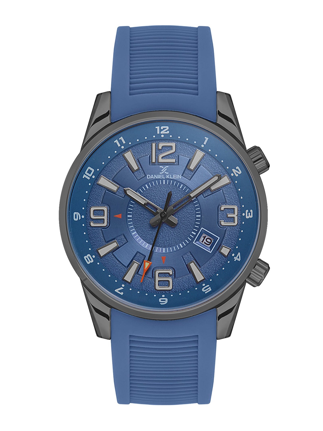 

Daniel Klein Men Textured Straps Analogue Watch DK.1.13541-4, Blue