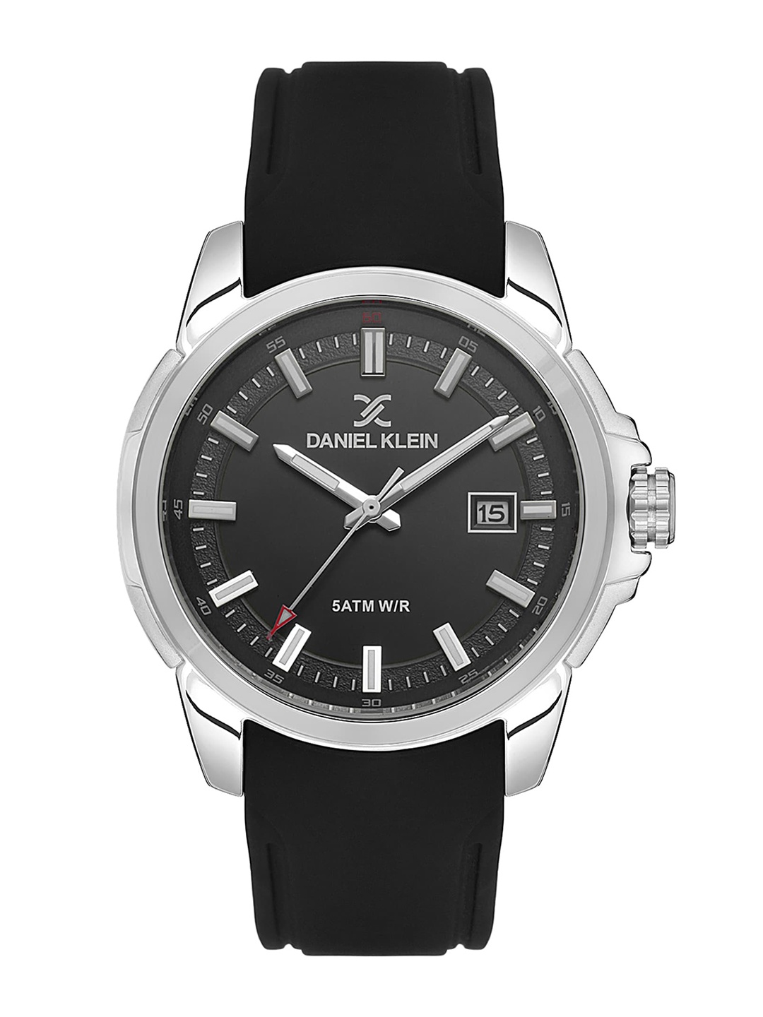 

Daniel Klein Men Straps Reset Time Analogue Watch DK.1.13553-1, Black