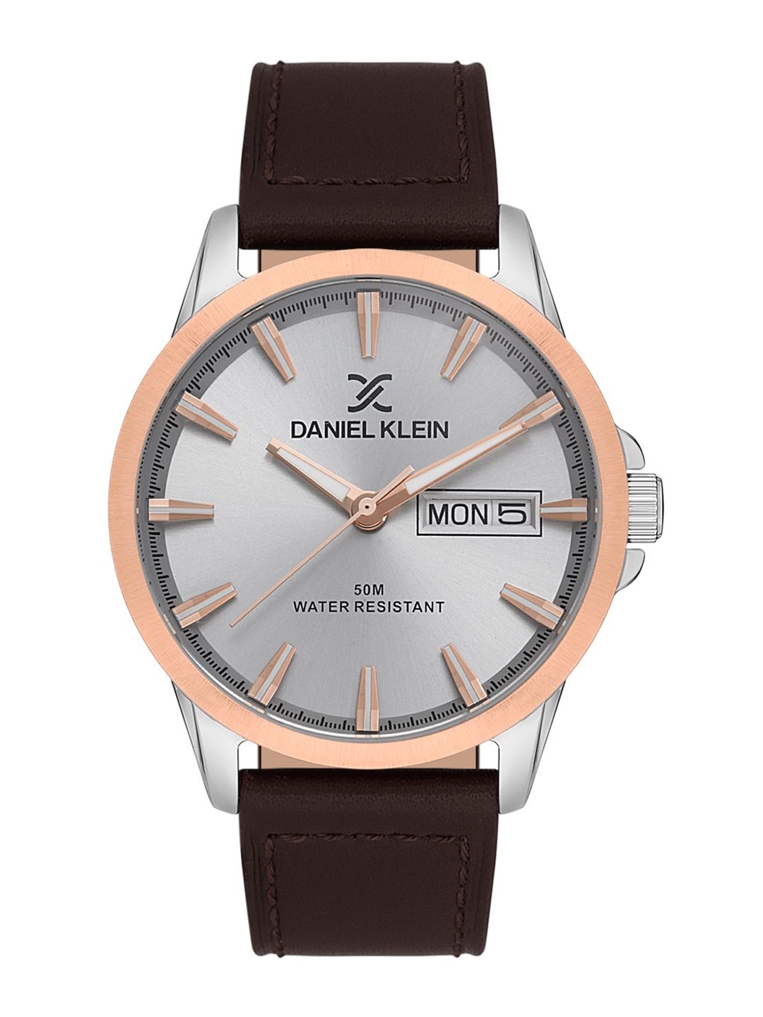 

Daniel Klein Men Printed Dial & Leather Straps Analogue Watch DK.1.13542-5, Blue