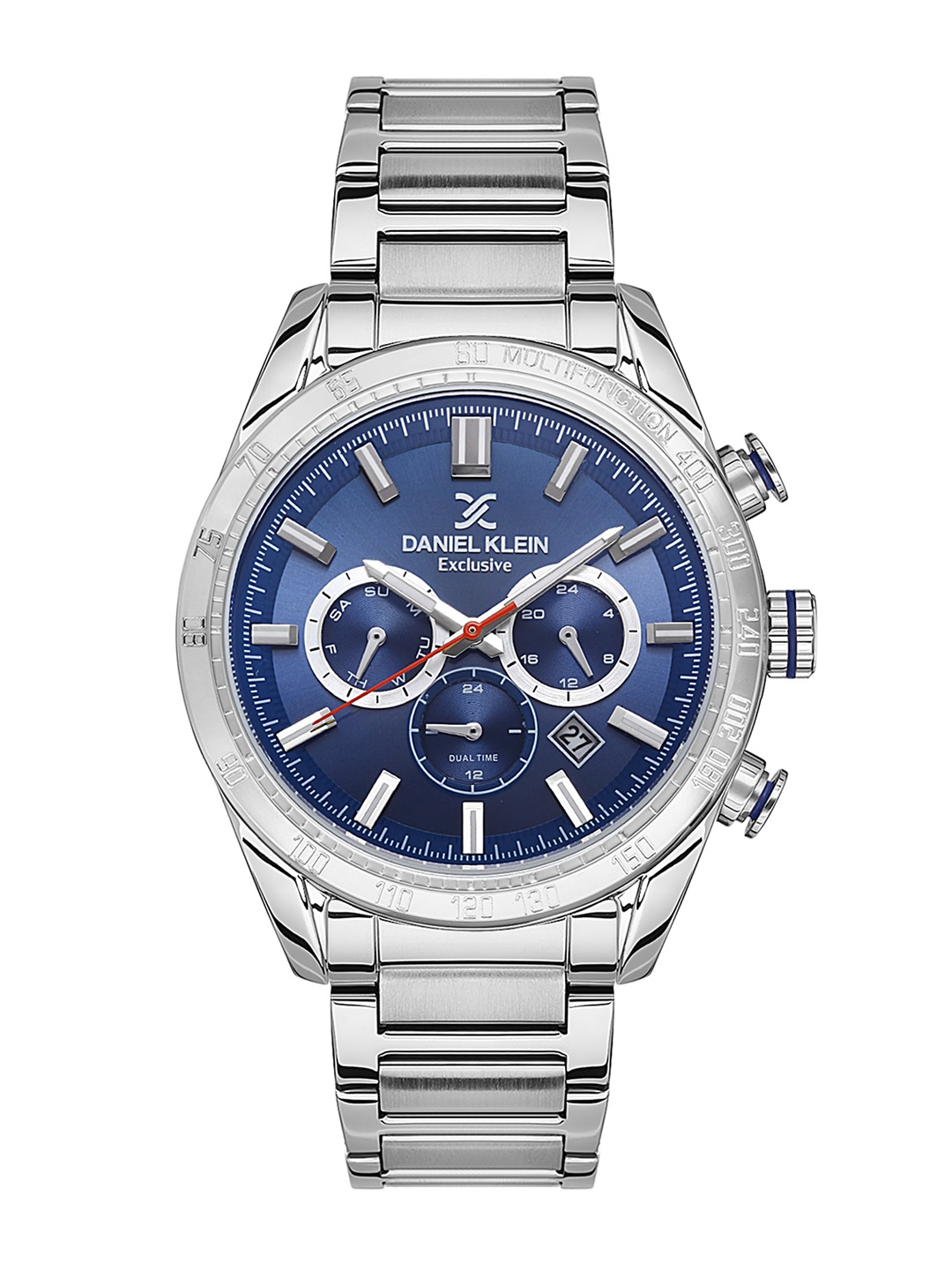 

Daniel Klein Men Bracelet Style Straps Analogue Multi Function Watch DK.1.13536-2, Blue