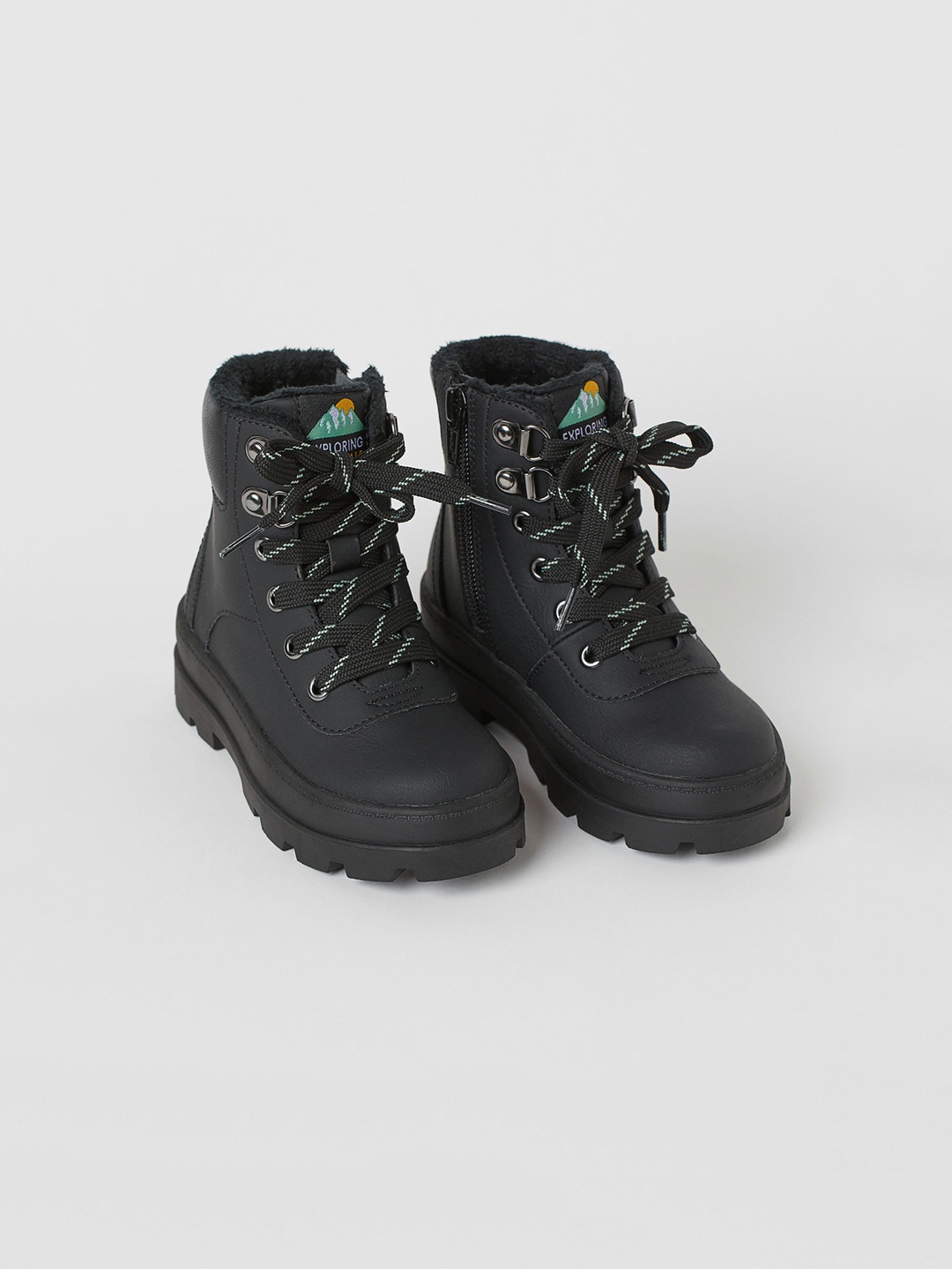 

H&M Boys Warm-Lined Boots, Black