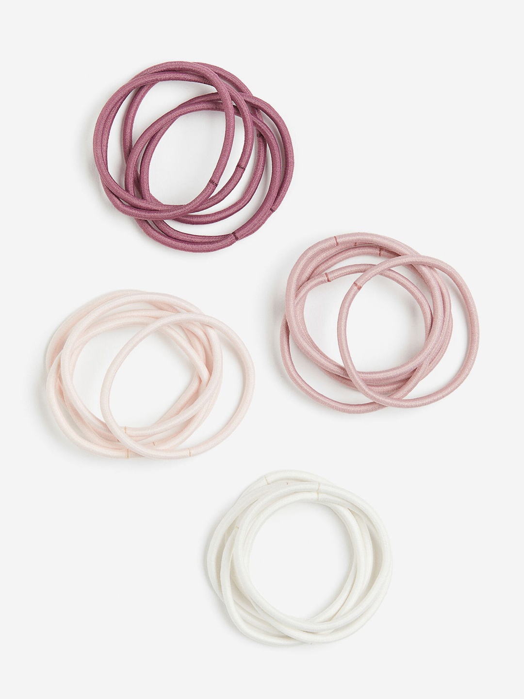 

H&M 20-Pack Hair Elastics, Pink