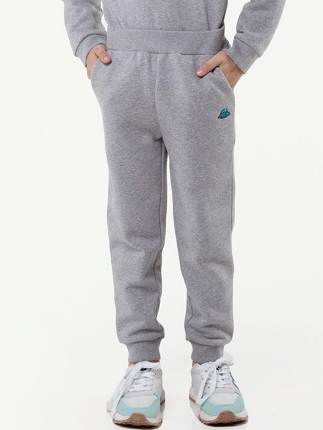 

One Friday Boys Cotton Regular Fit Joggers, Grey