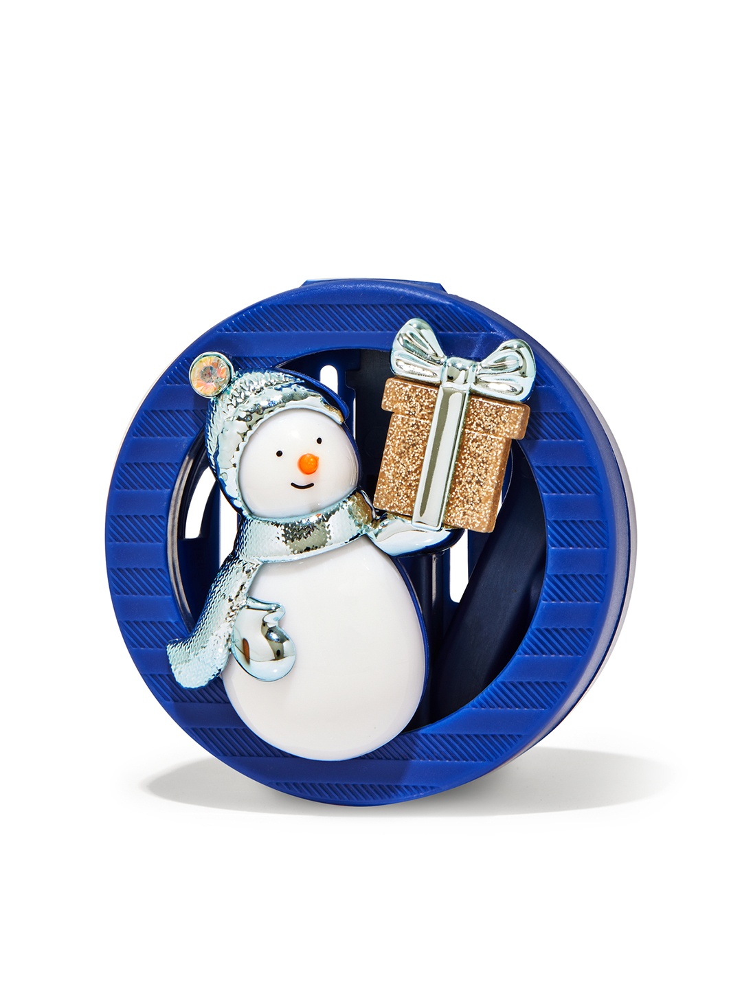 

Bath & Body Works Snowman with Gift Visor & Vent Clip Car Fragrance Holder, Blue